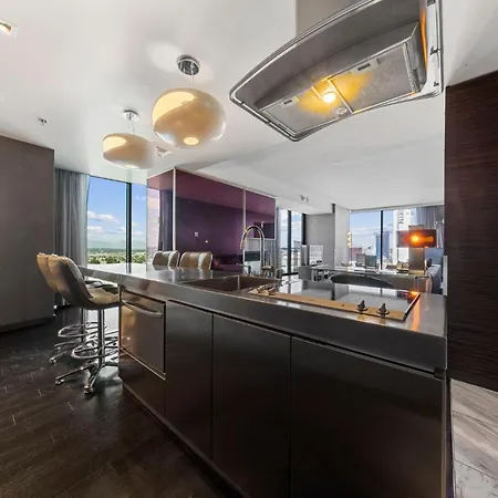 Huge Modern Luxury 17 Floor Panoramic Corner Suite With Open Balcony Las Vegas Exterior photo