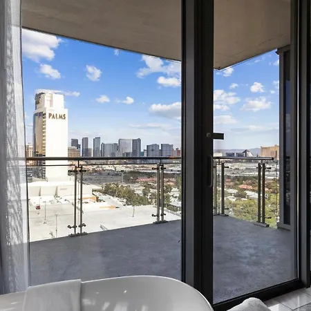 Huge Modern Luxury 17 Floor Panoramic Corner Suite With Open Balcony Las Vegas Exterior photo